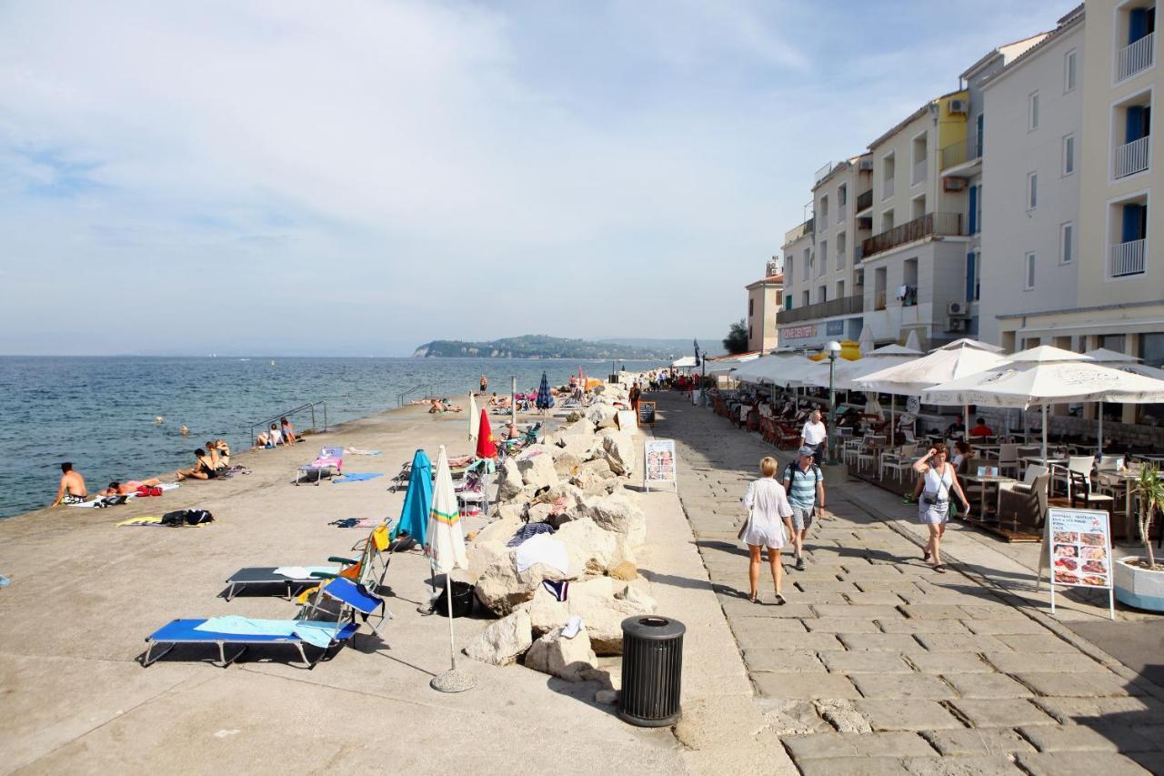 Piran Punta Beachfront Apartment Exclusive Kültér fotó