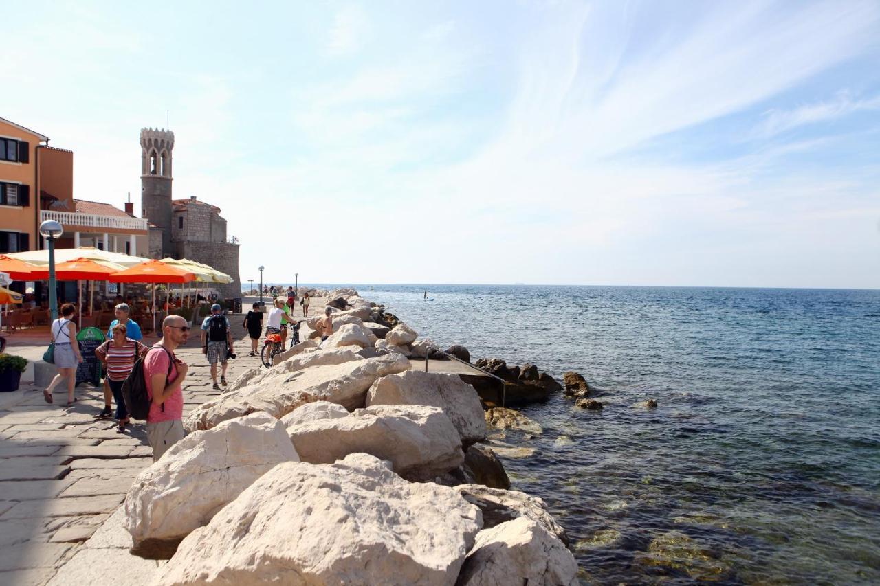 Piran Punta Beachfront Apartment Exclusive Kültér fotó